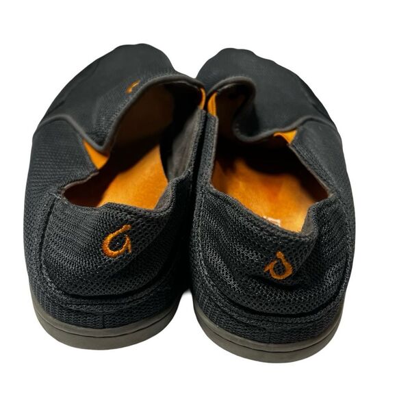 OluKai Nohea Mesh Dark Gray & Orange Slip On Shoes - Men's size 9.5 - Picture 5 of 10
